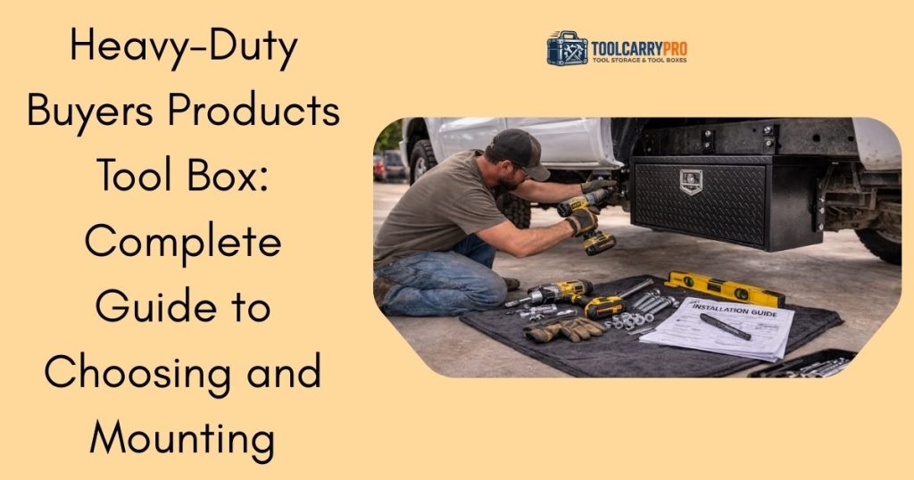 Featured Image for Buyer's Products Tool Box Mounting: Step-by-Step Installation Guide